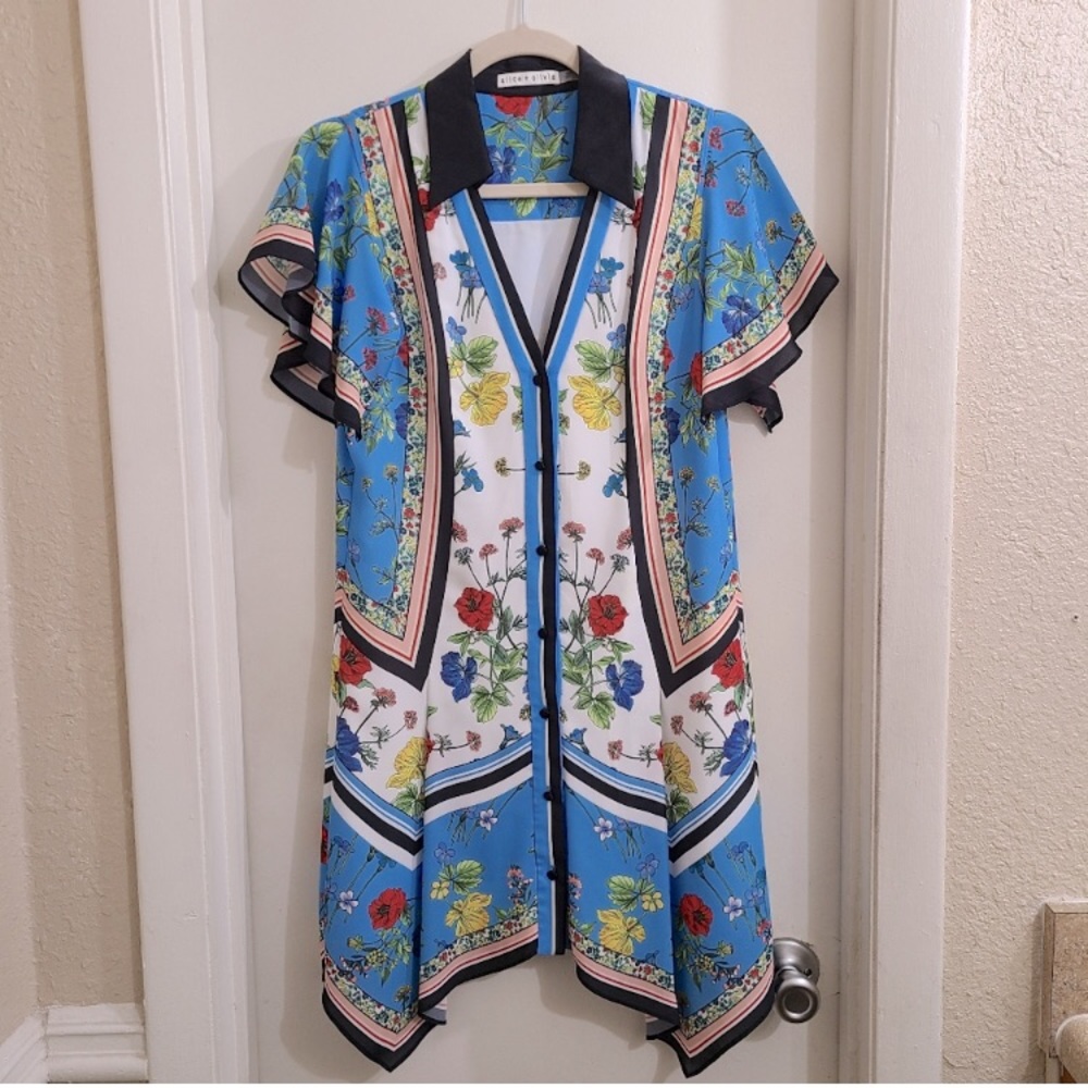 Alice + Olivia Conner Handkerchief dress - Picture 9 of 10